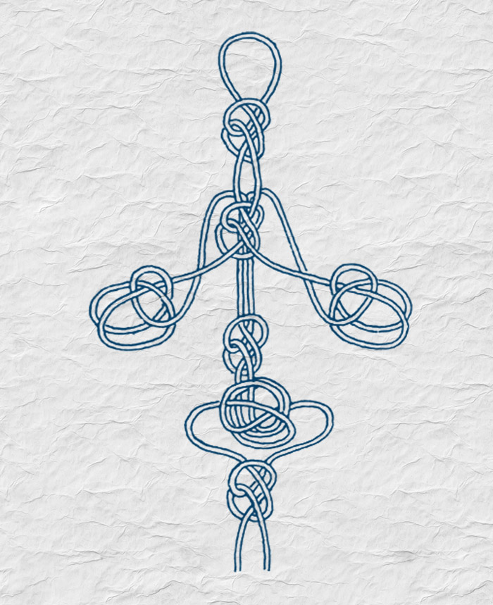 Illustration of japanese ropes for RMZ shibari kinbaku Montreal