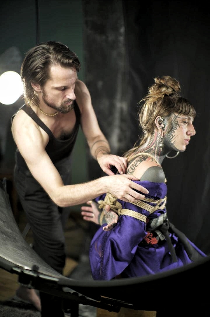 Lora Stojkovic is tied by RMZ - Shibari Montreal