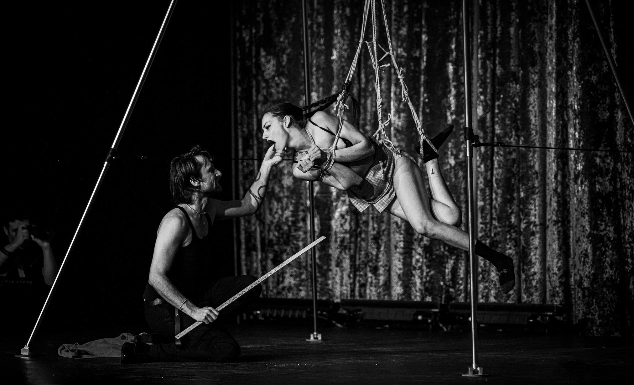 Goddess Sasha is tied by RMZ - Shibari Montreal
